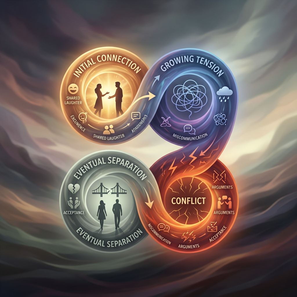 Marriage Destruction cycle of unresolved conflicts and resentment